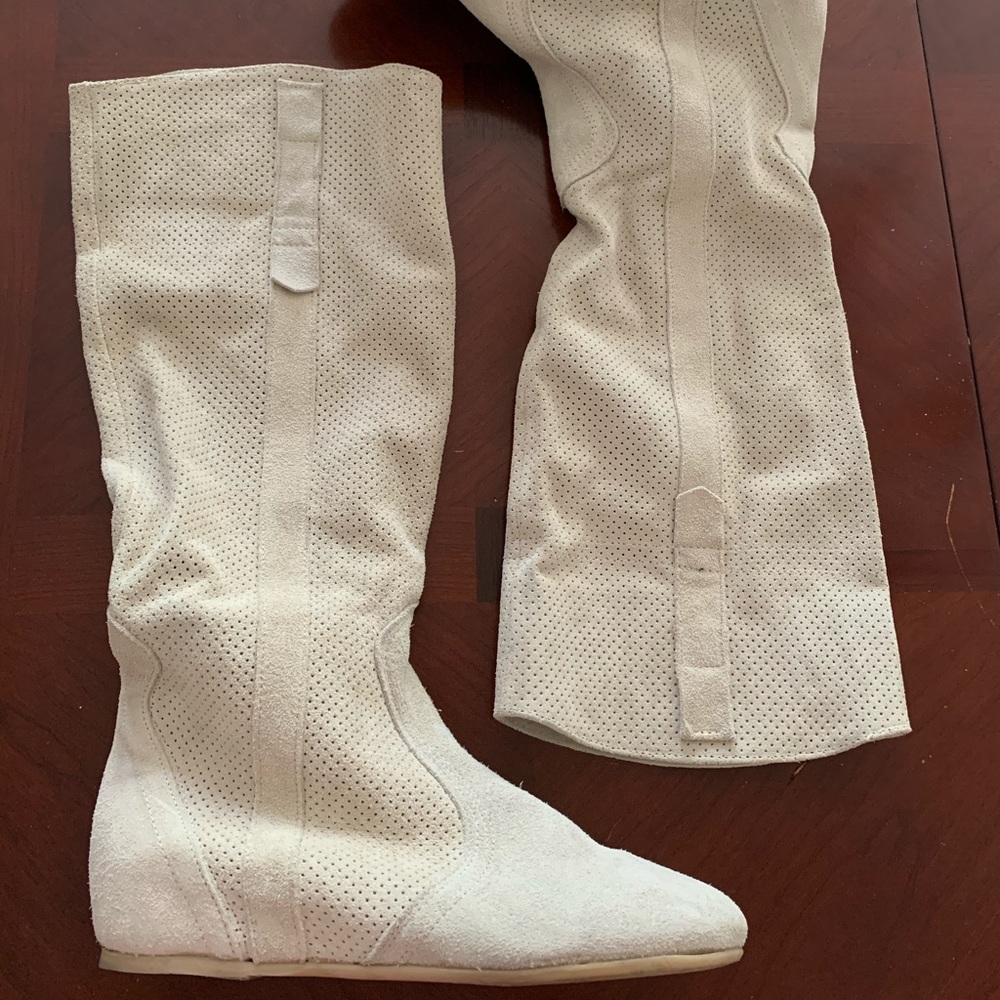 Sundance White Leather Breathable Boot